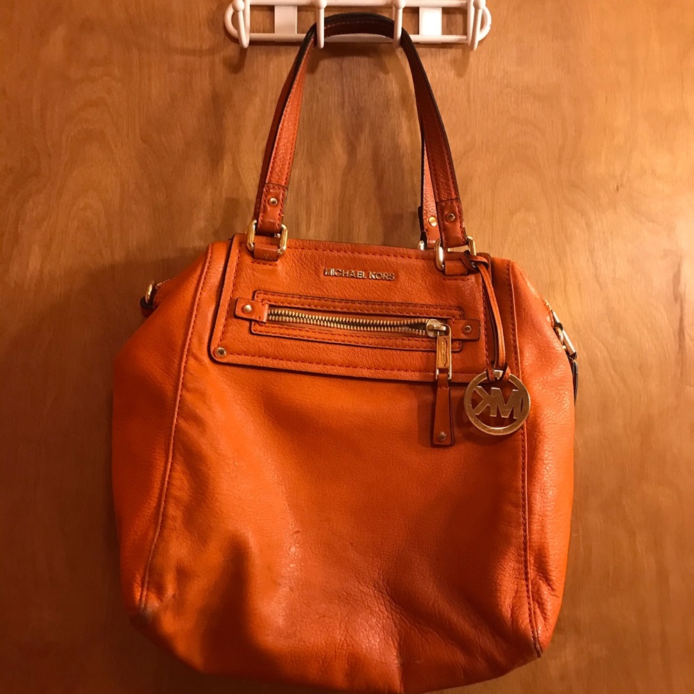 Orange Michael Kors Bag